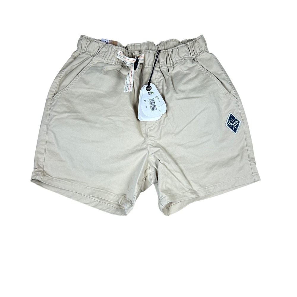 Prana Mojave Short Mens XS Cliffside Beige Organic Cotton Stretch Hiking 1972481